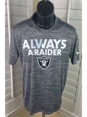 Nike Dri-Fit NFL Las Vegas Raiders Always A Raider Velocity Training Shirt Men M